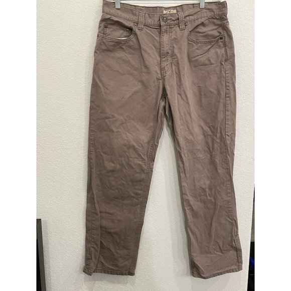 Blue Mountain Men's Brown Carpenter Pants Straight Leg Size 36x32 Outdoor Work - Picture 1 of 7